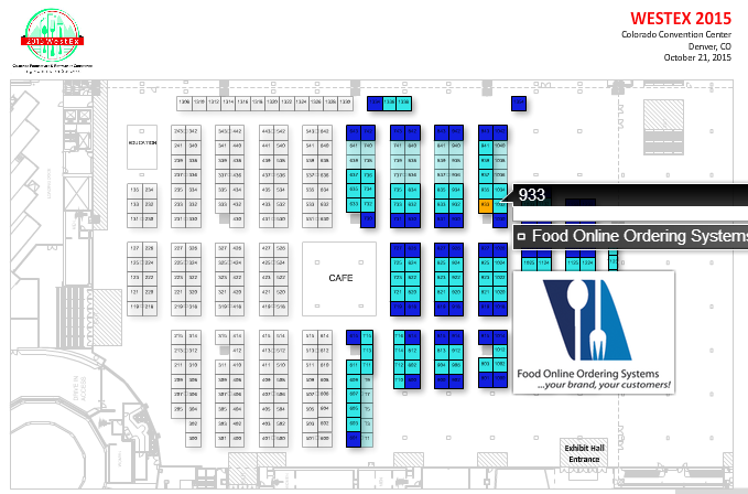 WestEX 2015 venue and show map